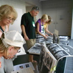 Visitors Enjoy the "Yearbox" Photos